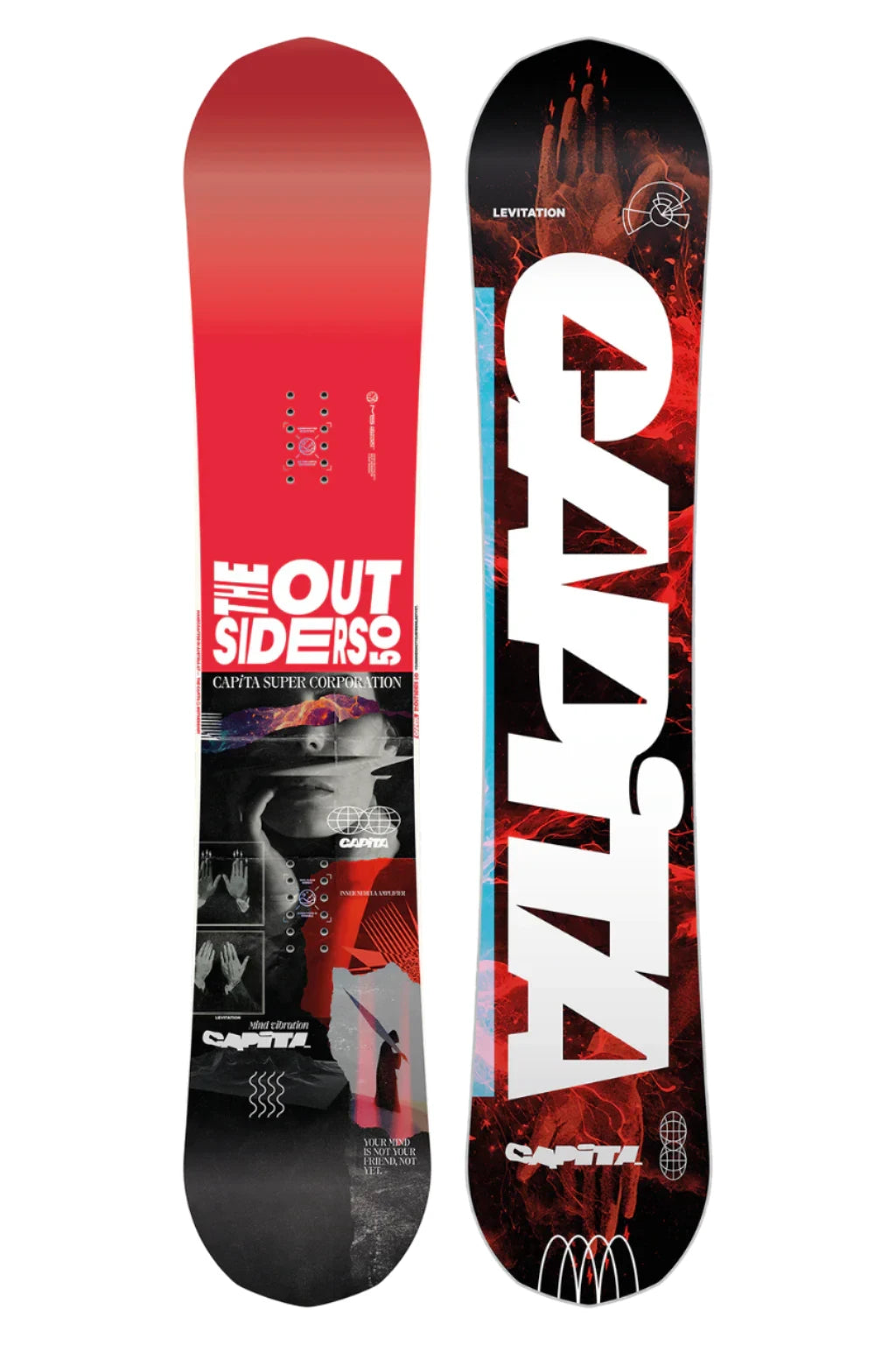 CAPiTA The Outsiders Snowboard 2025 - All-Mountain Freestyle Snowboard for Men & Women | Perfect for Powder, Park & Backcountry Riding