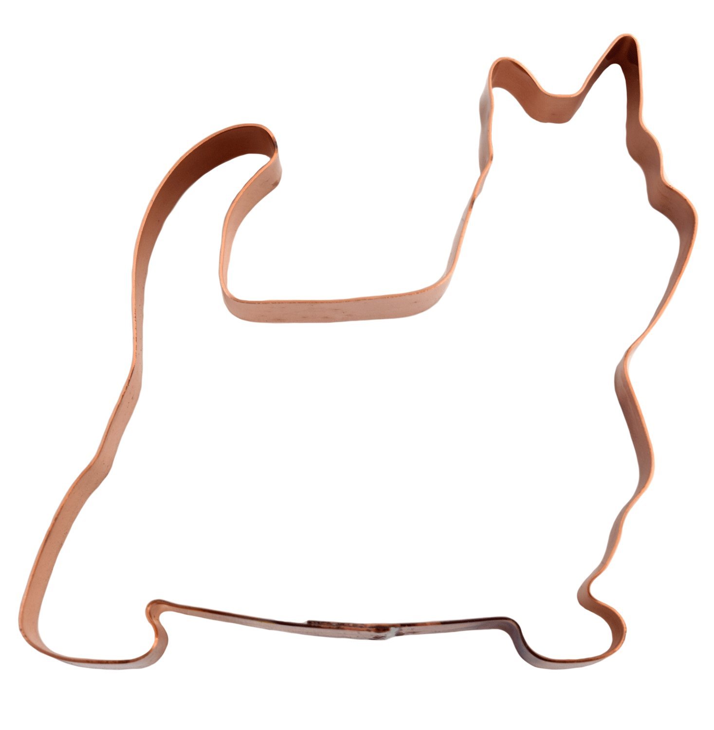 Silky Terrier Dog Copper Cookie Cutter - Handmade Pet Lover Gift for Baking, DIY Dog Treats, Christmas Cookies & Party Decorations