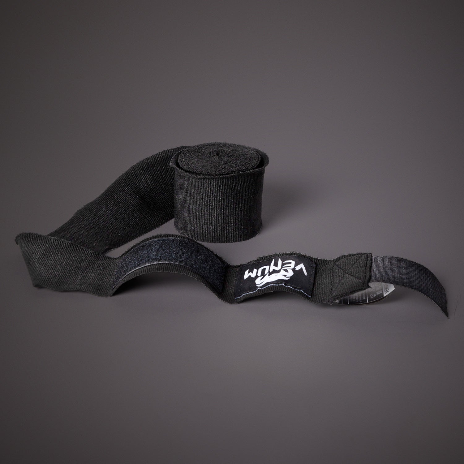 Venum Kontact Boxing Hand Wraps 2.5m (98 in) - Premium Hand Protection for Boxing, MMA & Training - Black - Ideal for Sparring, Bag Work & Fitness Training