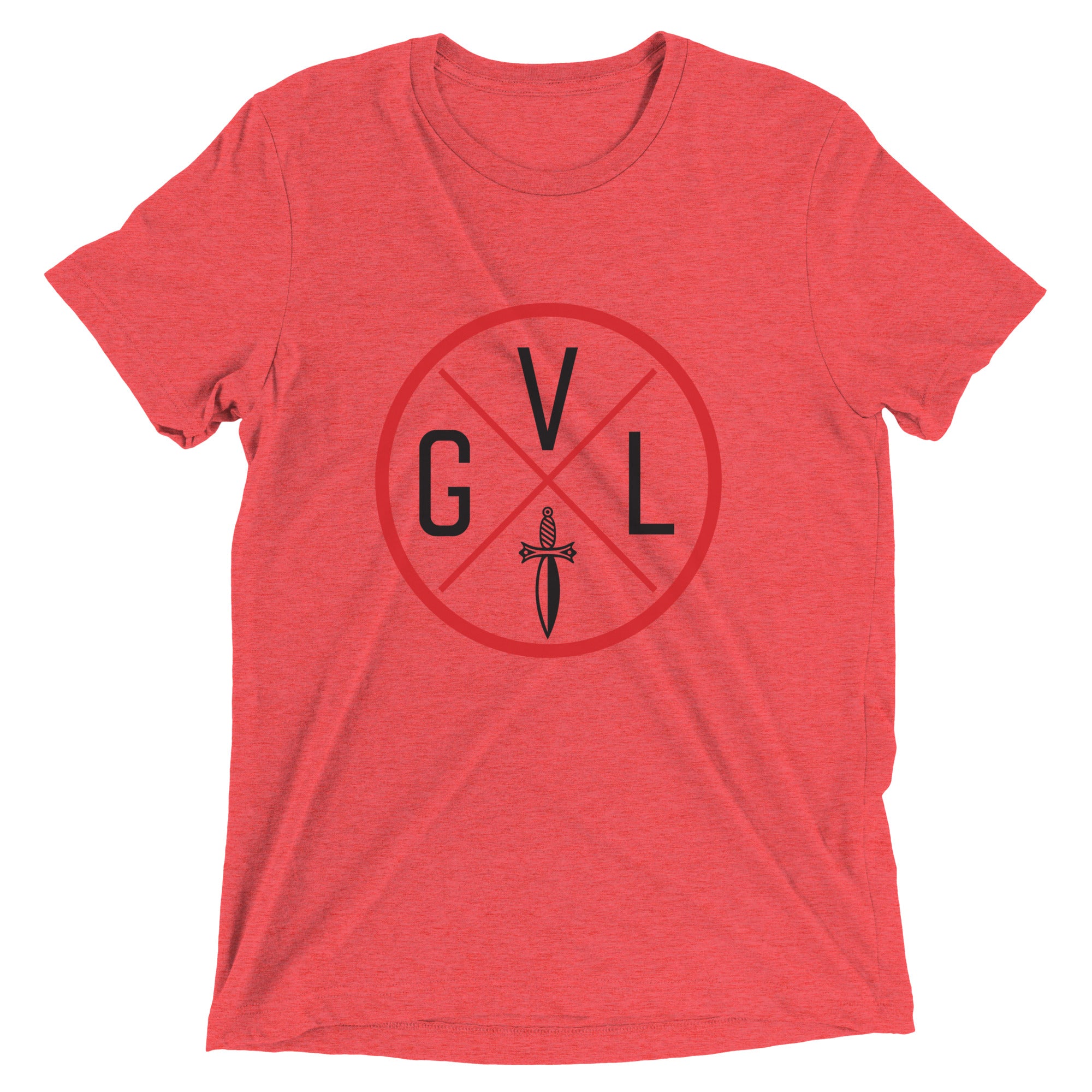 Gainesville Spartans RFC Tri-Blend T-Shirt - Comfortable & Durable Rugby Fan Apparel for Training, Games & Casual Wear