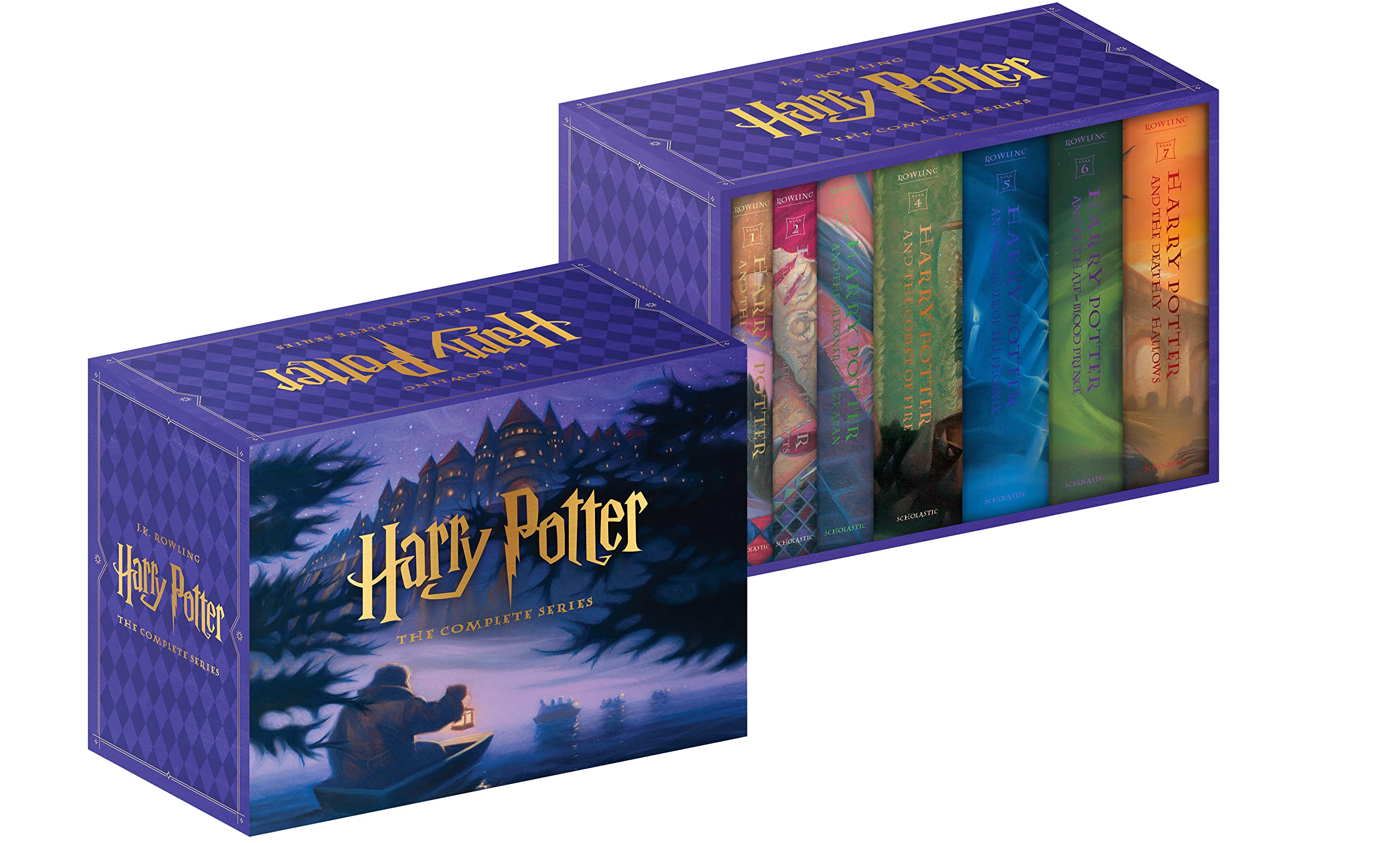Harry Potter Hardcover Boxed Set: Complete 7-Book Collection with Slipcase - Perfect for Gifts, Collectors & Fantasy Book Lovers