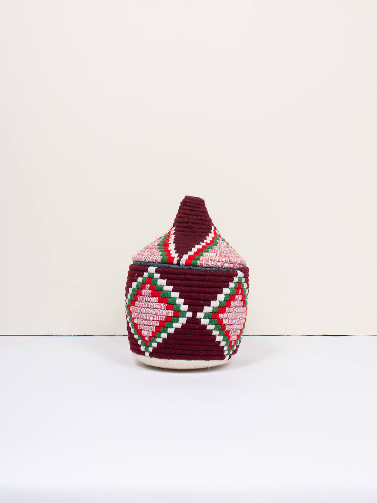 Premium Moroccan Wool Pot No.325 – Handcrafted Ceramic Planter for Succulents, Herbs & Indoor Plants | Perfect for Home Decor, Office & Gift Giving