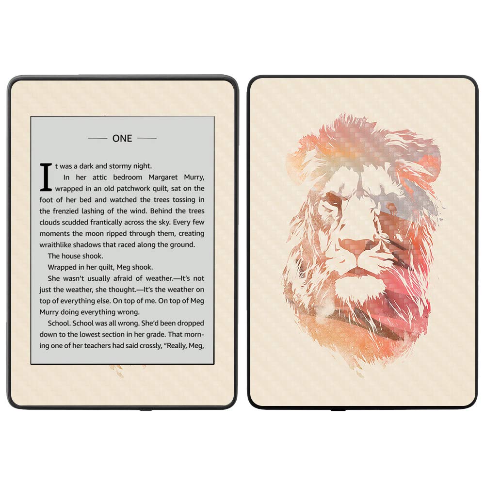 MightySkins Carbon Fiber Skin for Amazon Kindle Paperwhite 2018 (10th Gen) - Waterproof Protective Cover | Durable Textured Finish | Easy to Apply & Remove | Made in USA | Perfect for Reading Outdoors, Travel & Daily Commute
