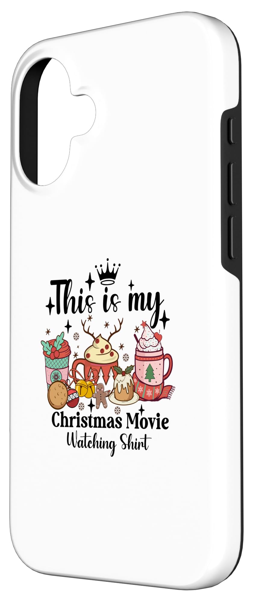 iPhone 16 Protective Case for Christmas Gifts - Holiday Movie Night Accessories | Perfect for Christmas Parties, Family Gatherings & Cozy Winter Evenings