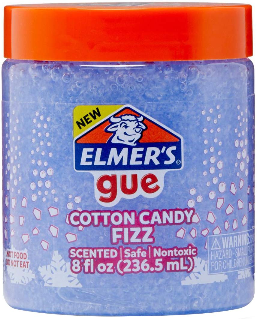 Elmer's PRE Made Slime Kit - Cotton Candy Fizz Scented DIY Slime for Kids - Fun Sensory Play & Stress Relief Toy for Boys & Girls - Perfect for Birthday Parties, Classroom Activities & Creative Playtime