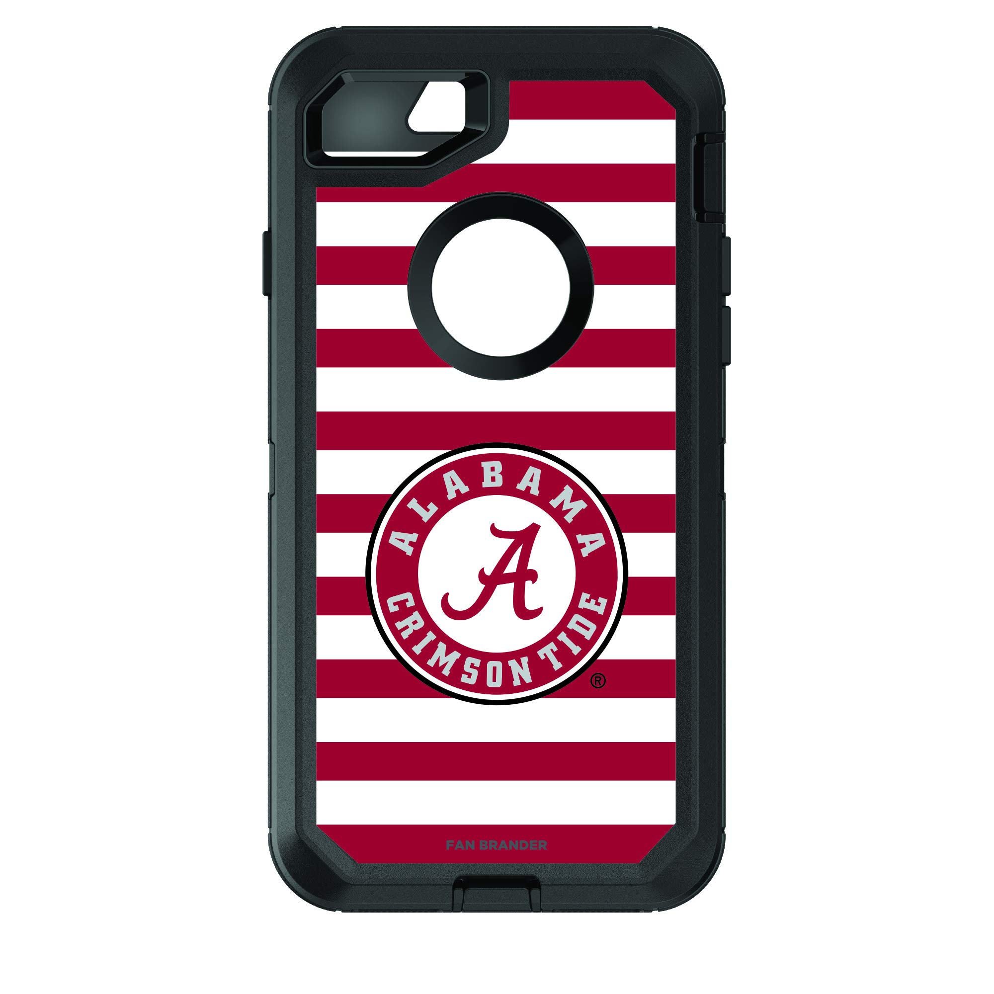 NCAA OtterBox Defender iPhone Case with Stripes - Durable Protection for Sports & Outdoors
