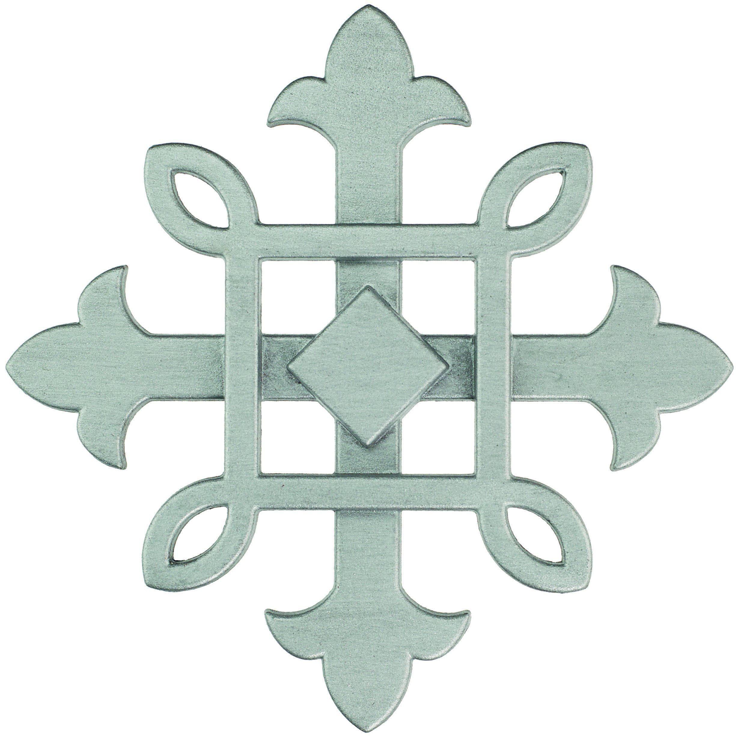 Helser Artigiani Flame Finial - Handcrafted Metal Decorative Finial for Home & Garden - Perfect for Fireplace Mantels, Gates, and Outdoor Decor