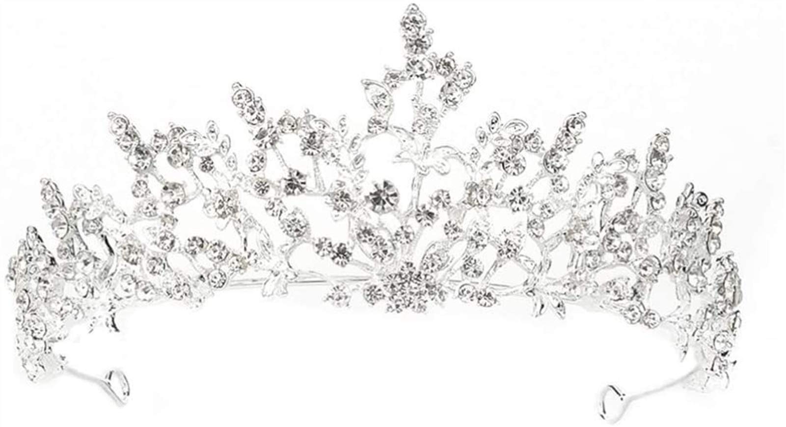 Royal Wedding Tiara for Women - Elegant Bridal Crown for Princess, Prom & Pageant - Perfect for Weddings, Prom Nights, Pageants & Special Occasions