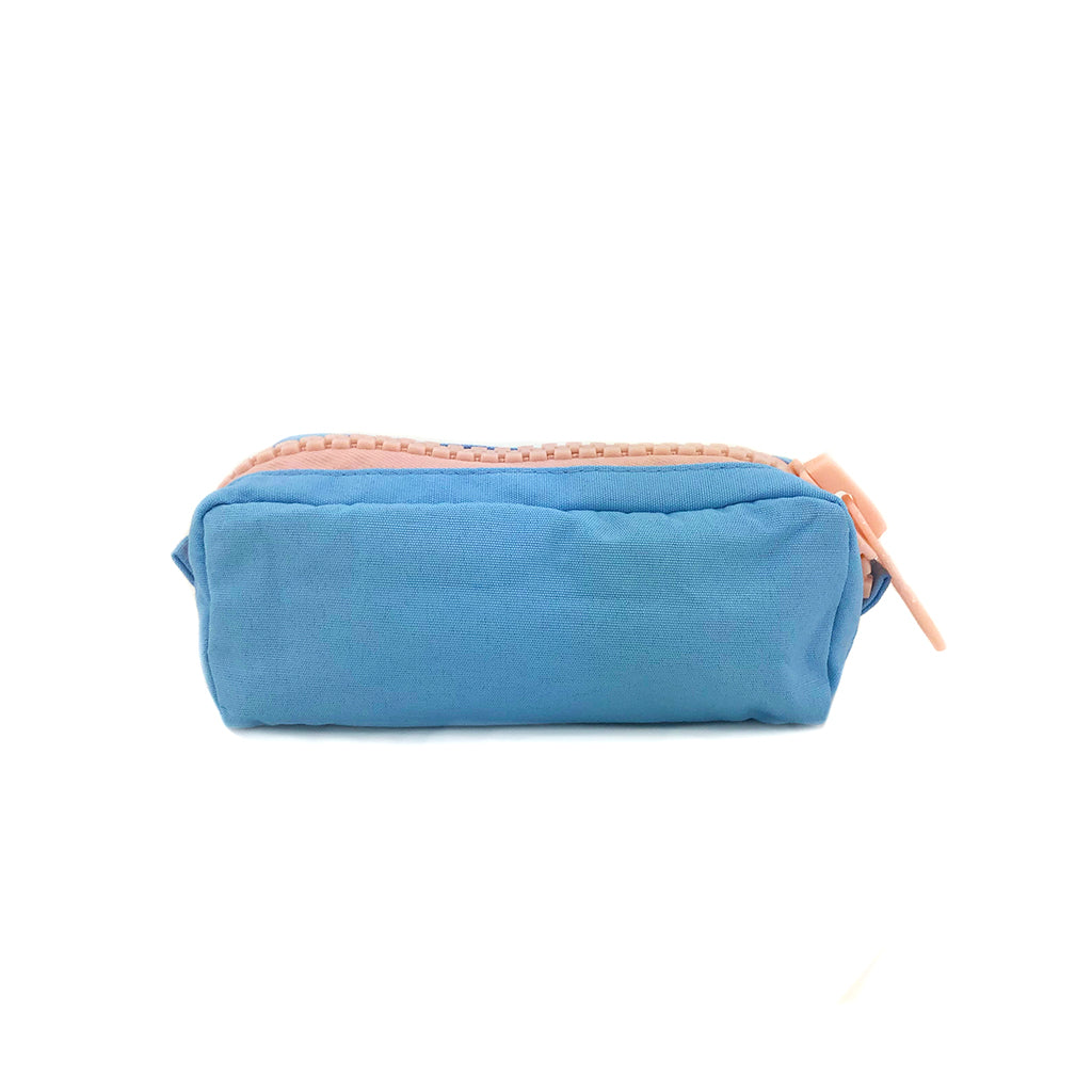 Large Blue Unicorn Pencil Case with Zipper - Perfect for School, Office & Art Supplies Storage