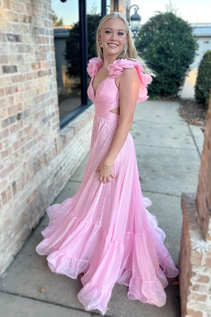 Elegant A-Line Pink Bridesmaid Dress for Prom, Formal Party & Special Occasions - Style J5806 | Perfect for Weddings, Graduations & Evening Events