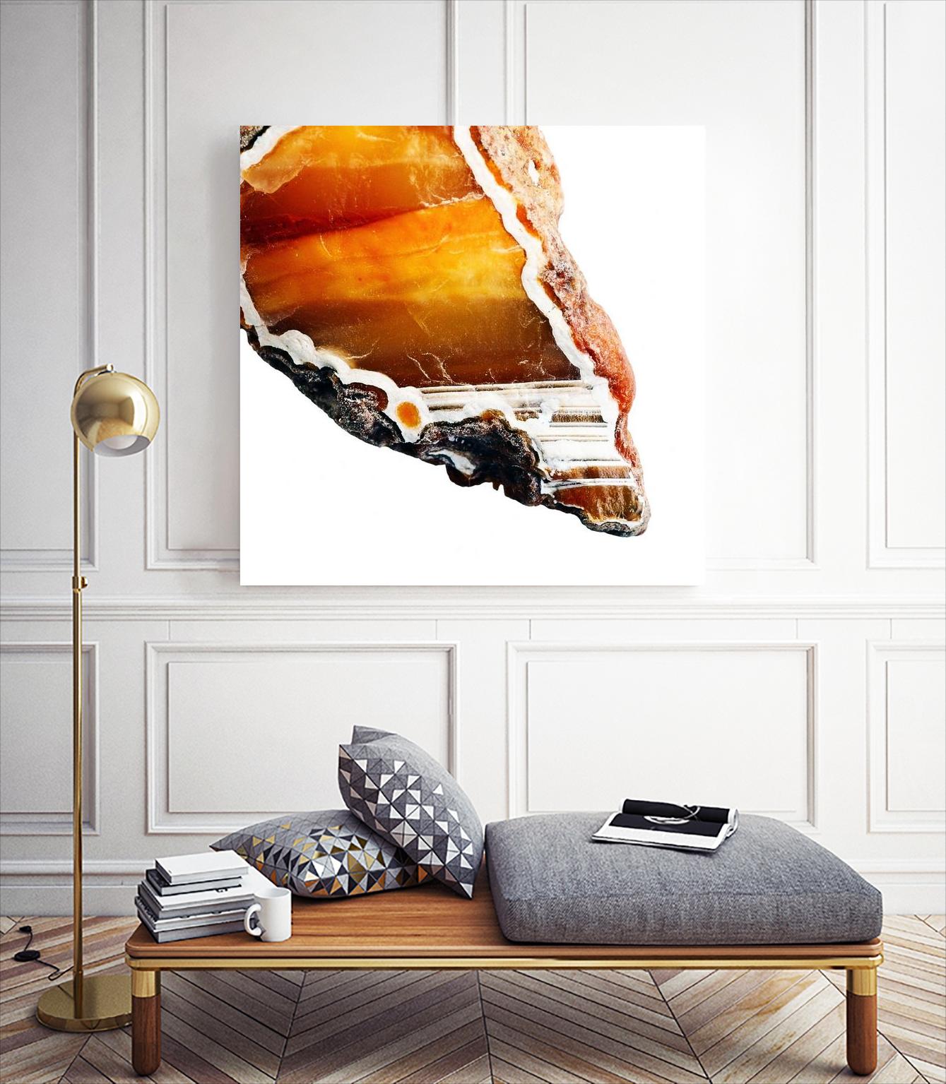 Blood Orange Agate A - Natural Healing Crystal for Meditation, Chakra Balancing & Home Decor | Perfect for Yoga, Reiki & Spiritual Gifts