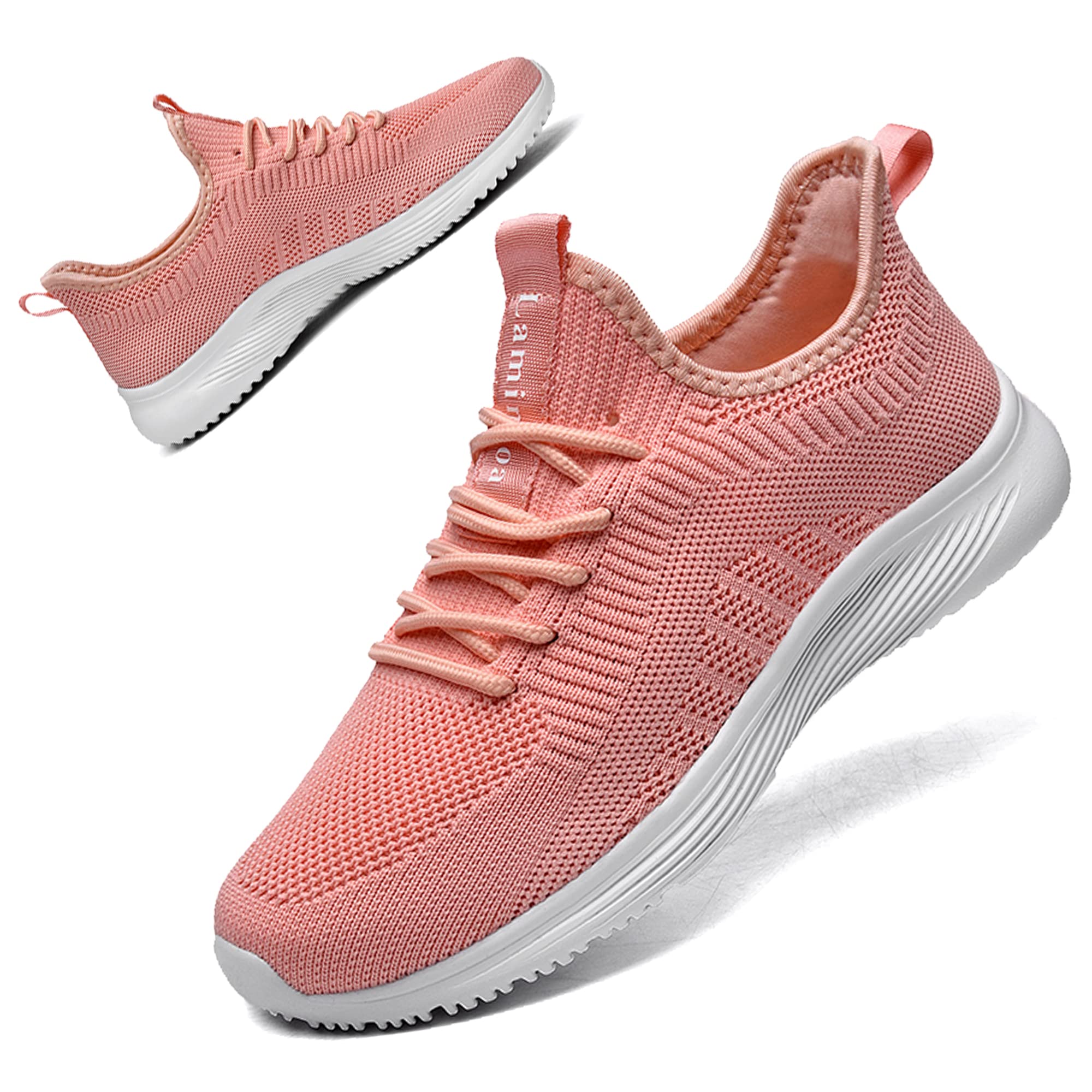 Women's Lightweight Breathable Slip-On Sneakers - Comfortable Walking & Running Shoes for Women, Casual Tennis Shoes for Work, Gym & Everyday Wear