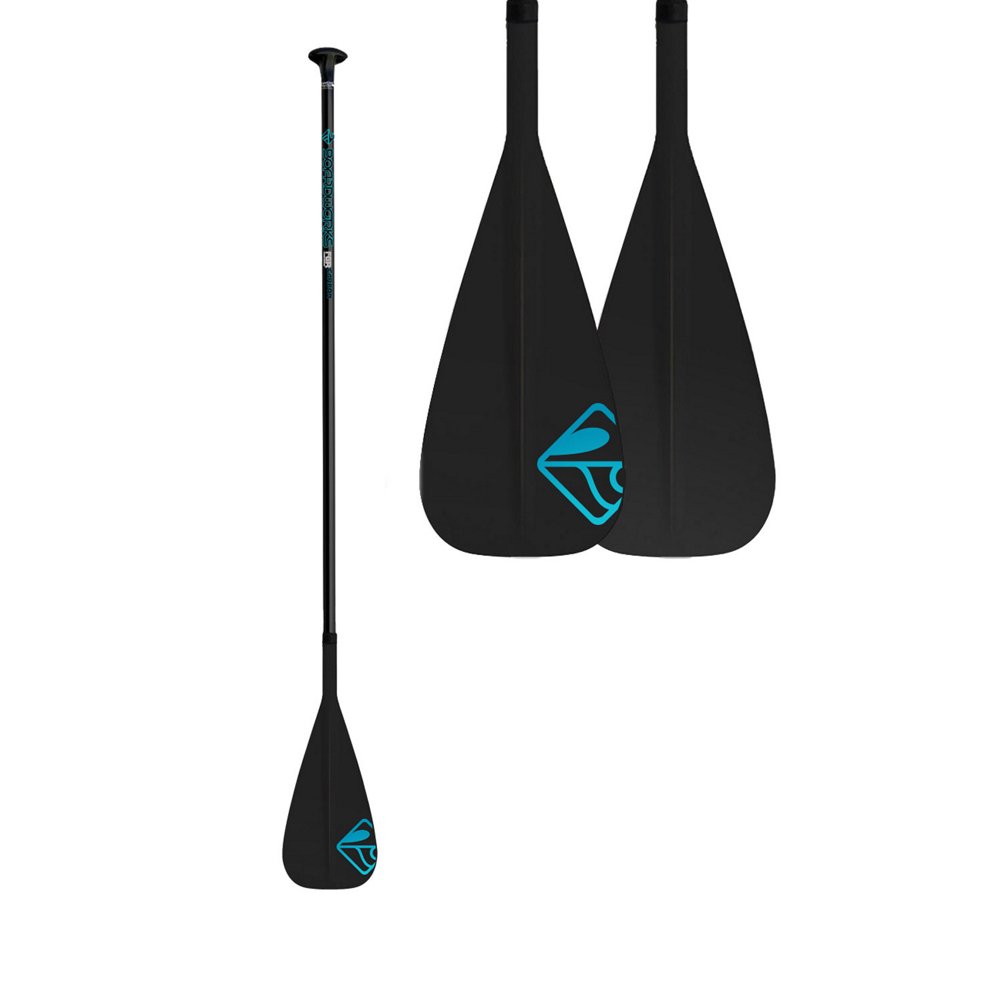 Boardworks FGR 2-Piece Carbon Fiber Stand Up Paddle Board Paddle - 89 Sq.In Blade, Adjustable 70-80 Inch Shaft | Lightweight SUP Paddle for Surfing, Touring & Yoga | Perfect for Ocean, Lake & River Paddling