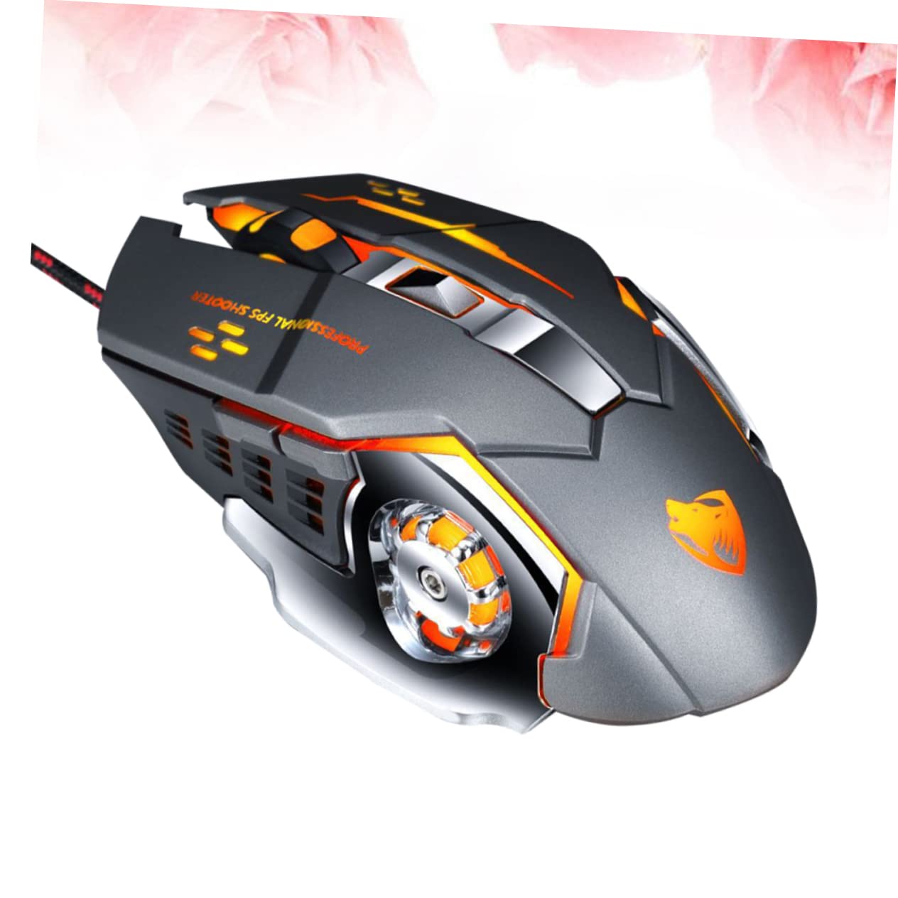 Gadpiparty 2 Pack Wired Gaming Mouse - USB Optical Computer Mouse with Ergonomic Design for PC, Laptop, Office & Gaming - V6 Mechanical Corded Mouse (Great for Work, Gaming & Everyday Use)