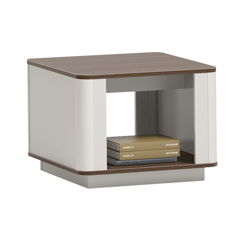 ANDERS 60cm Coffee Table - Modern Hazelnut & Beige Finish for Living Room, Lounge or Office | Stylish Small Space Furniture