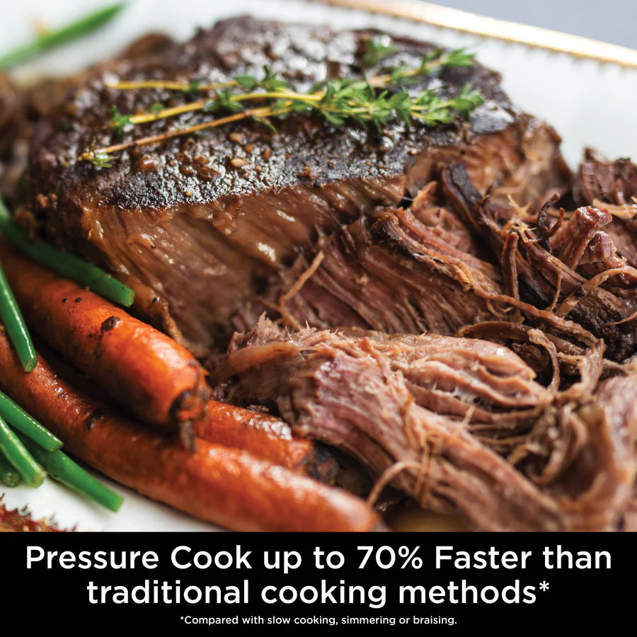 Ninja Foodi SmartLid Multi Cooker - 6-in-1 Pressure Cooker, Air Fryer, Slow Cooker, Steamer, Sauté Pan & Yogurt Maker - Perfect for Family Dinners, Meal Prep & Healthy Cooking