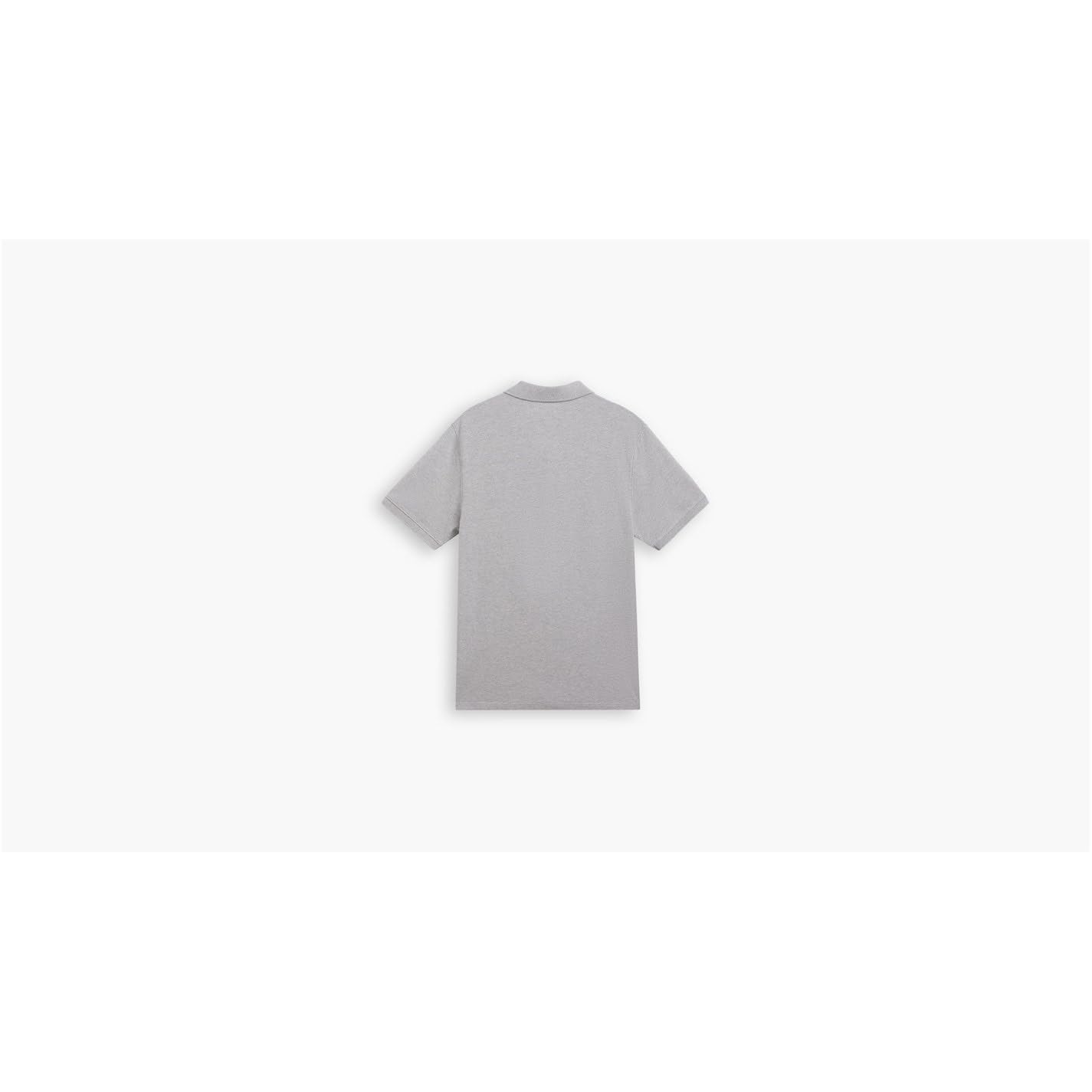 Levi's Men's Medium Grey Heather Polo T-Shirt - Casual Comfort Fit Cotton Shirt for Everyday Wear & Outings