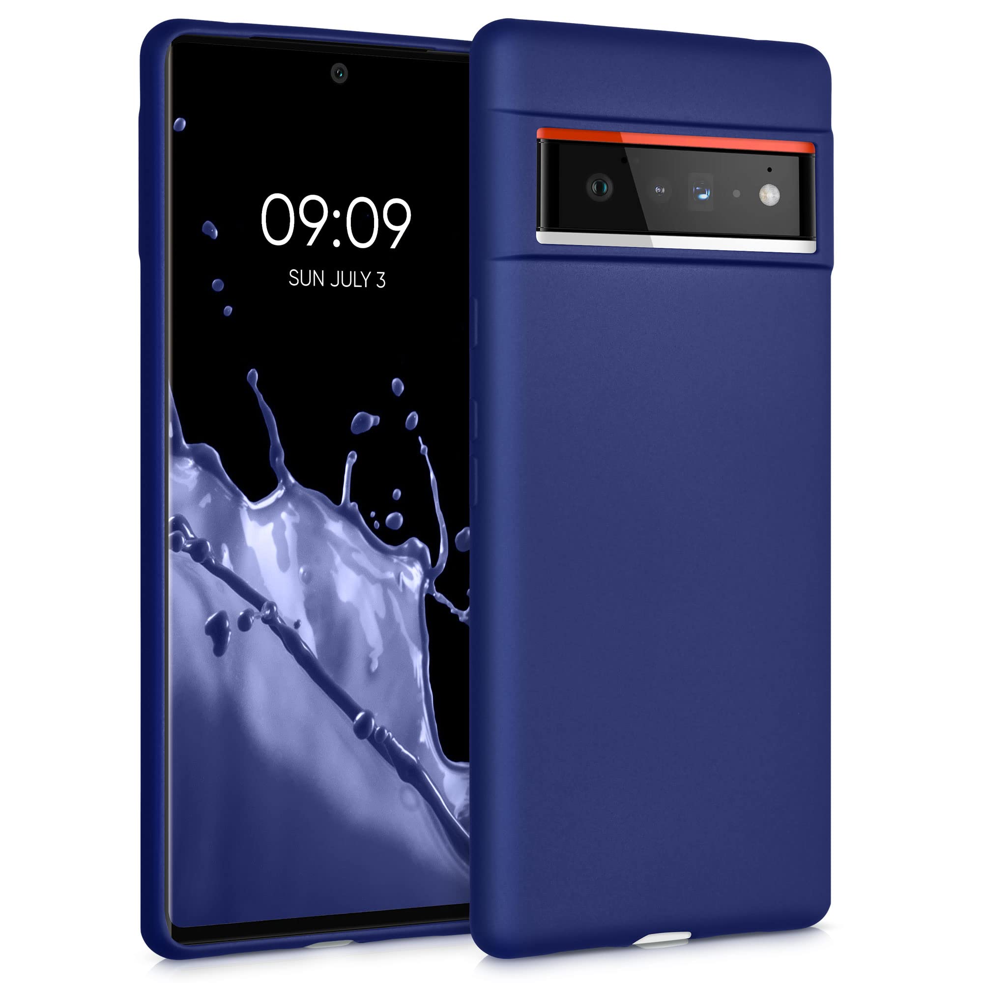 Google Pixel 6 Pro TPU Case - Slim Protective Cover in Metallic Blue for Everyday Use