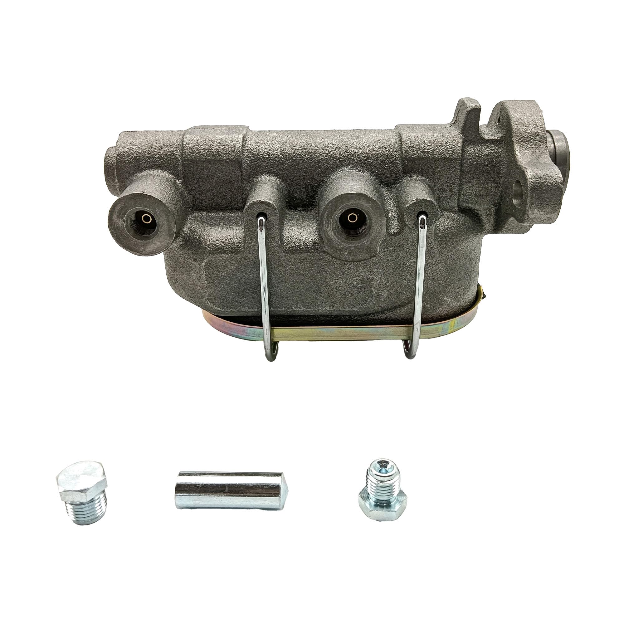 7 Inch Zinc Dual Power Brake Booster Kit with 1 Inch Bore Bail Top Master Cylinder - Universal Booster Conversion Kit RSRB03123 for Classic Cars & Hot Rods - Improve Braking Performance for Safer Driving