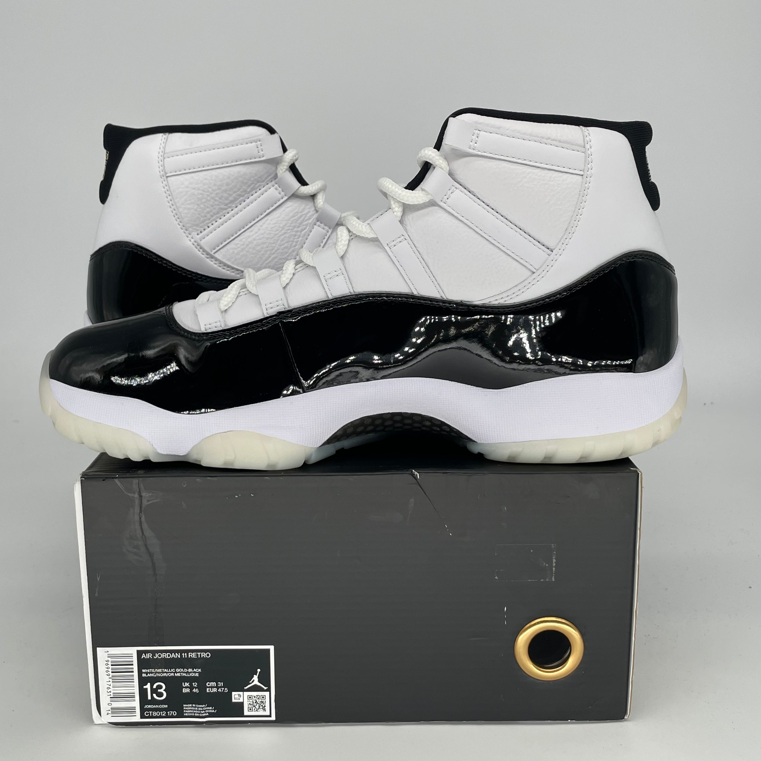 AIR JORDAN 11 DMP GRATITUDE Basketball Shoes Men's Size 13 (CT8012-170) - Perfect for Court Play, Sneaker Collecting & Streetwear Fashion