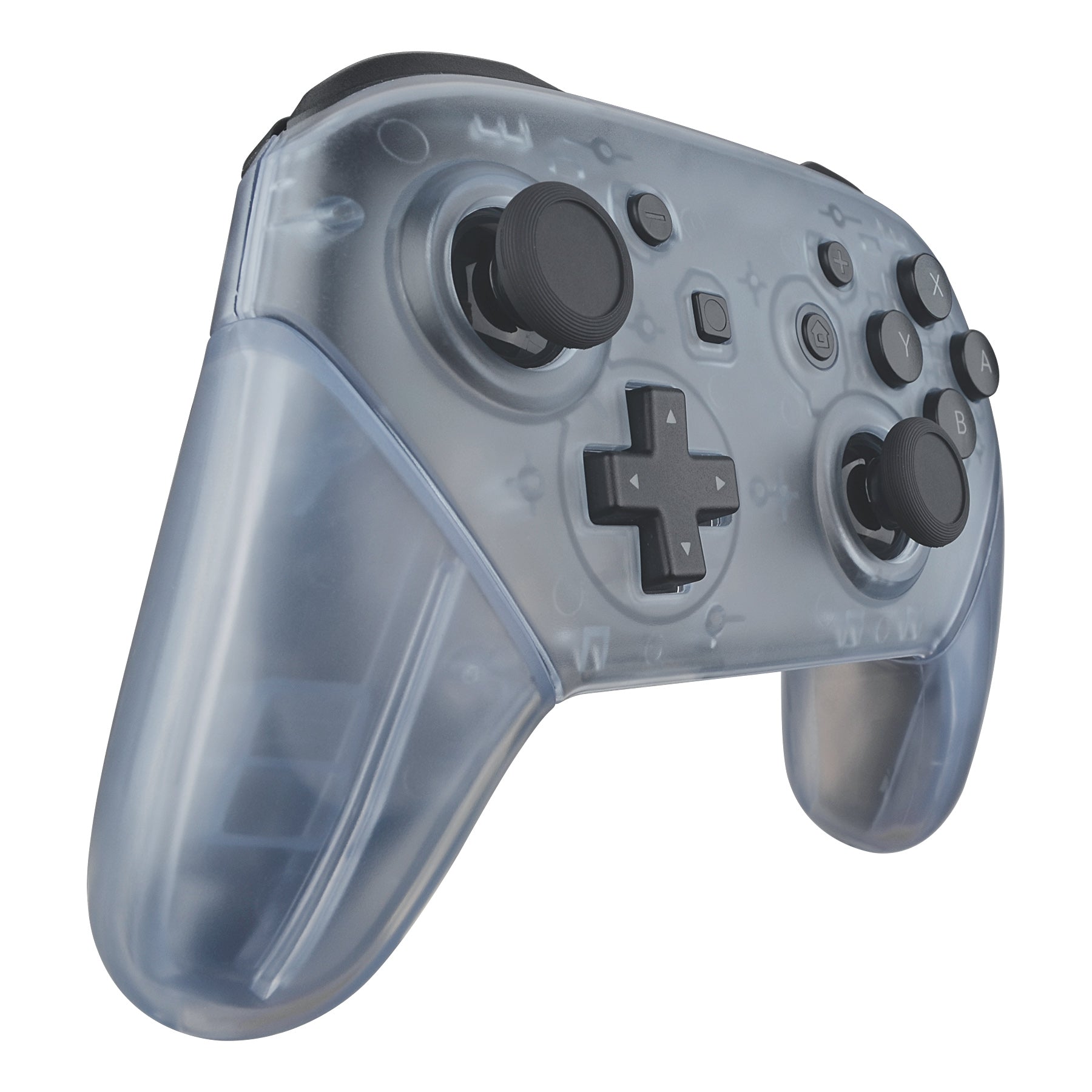eXtremeRate Glacier Blue Faceplate & Backplate Replacement for Nintendo Switch Pro Controller - DIY Custom Shell (Controller Not Included) - Perfect for Gaming, Modding & Personalization