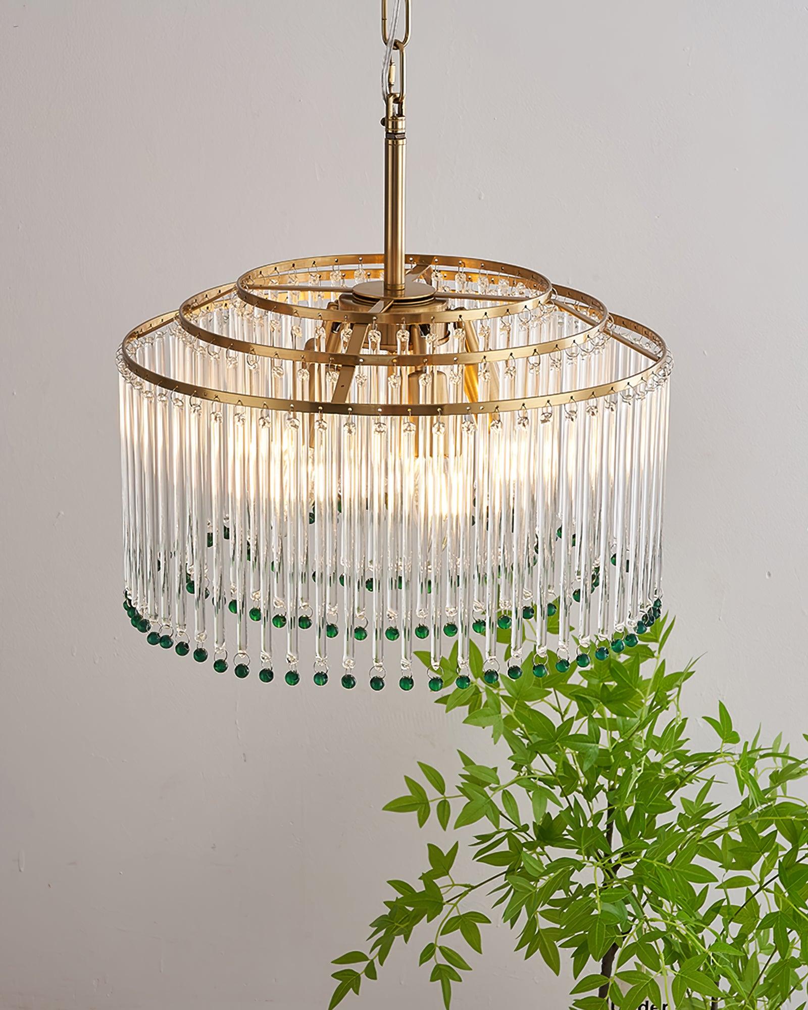 Casandra Chandelier - Elegant Crystal Ceiling Light Fixture for Dining Room, Living Room & Bedroom | Modern Home Decor Lighting for Wedding, Party & Special Occasions