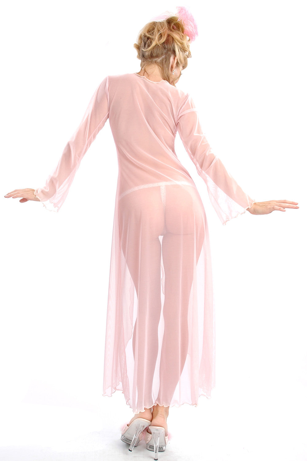 Long Cabbage Robe - Soft & Comfortable Kimono Style Bathrobe for Women - Perfect for Spa, Lounge & Relaxation at Home