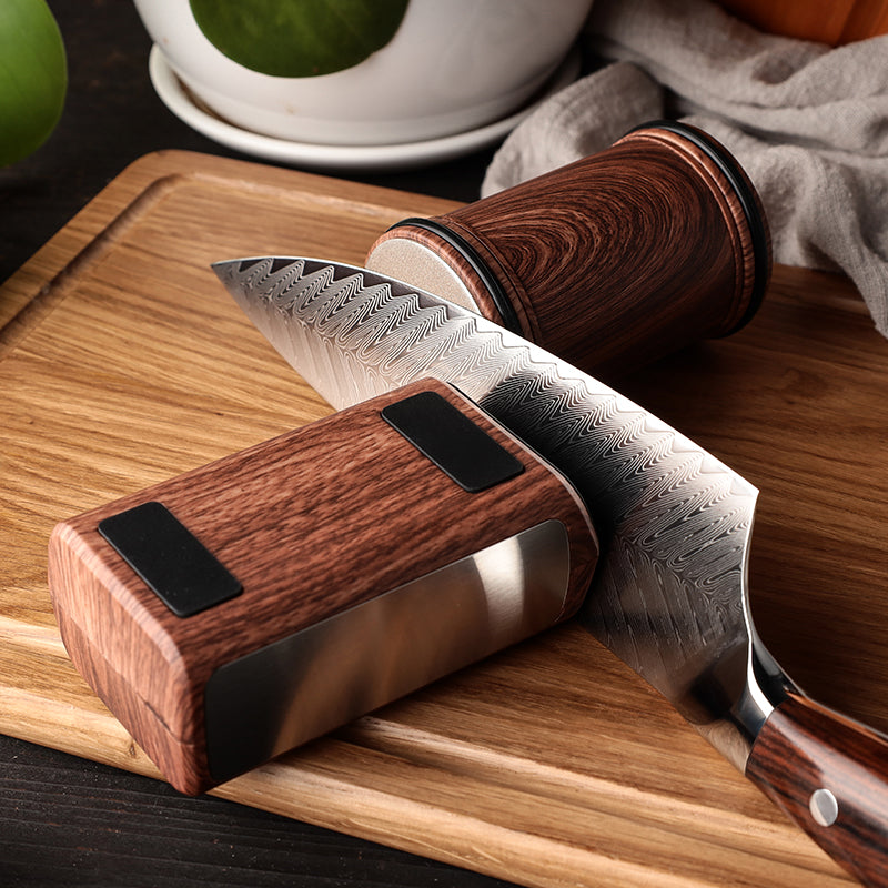 Premium Diamond Rolling Knife Sharpener Set - 1000/3500 Grit Dual Whetstone for Kitchen Knives, Scissors & Tools - Perfect for Home Chefs & Professional Cooks
