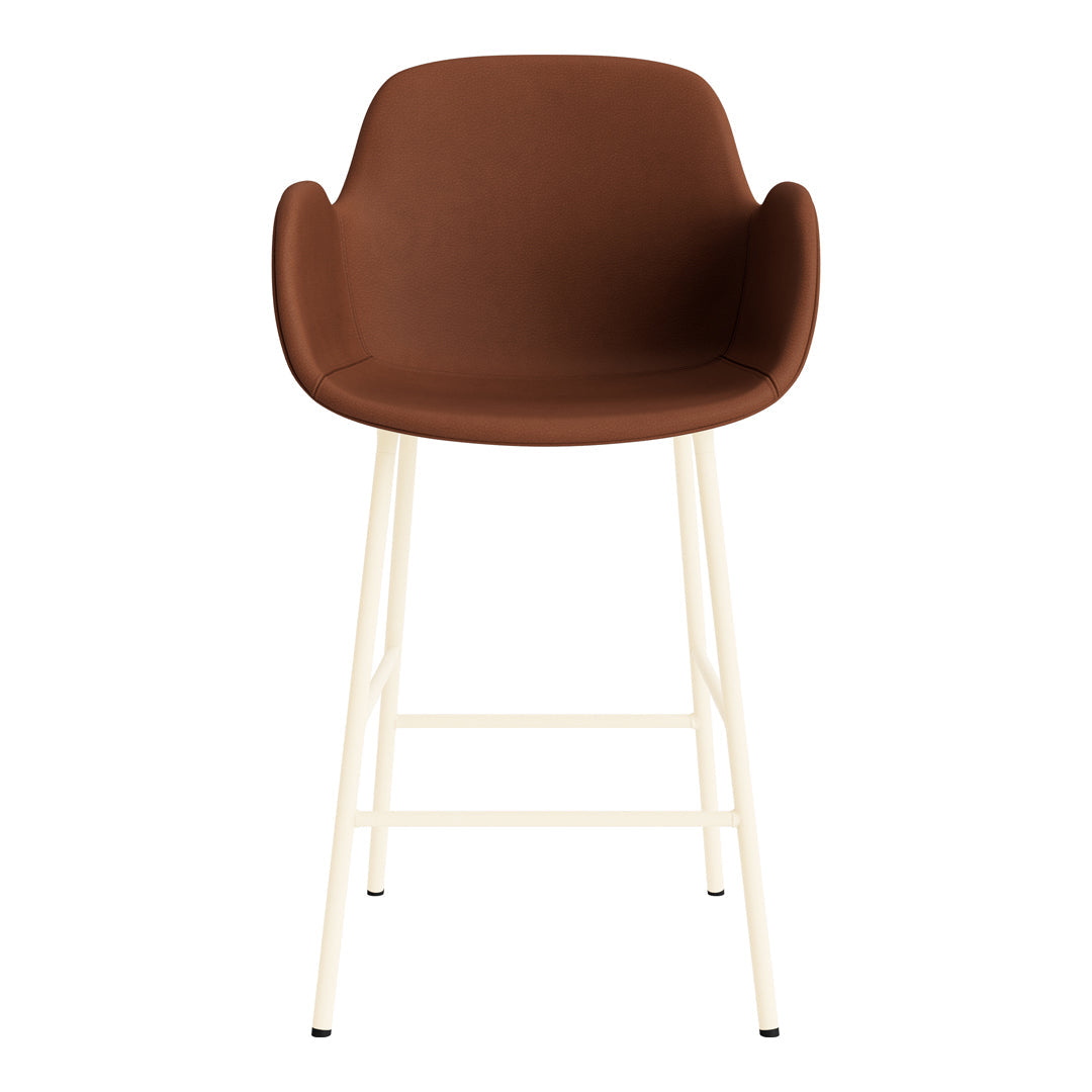 Stylish Fully Upholstered Form Counter Armchair - Perfect for Kitchen Islands, Breakfast Bars & Home Dining Areas