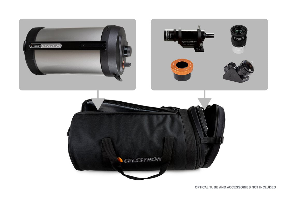 Premium Padded Telescope Carrying Case for 9.25