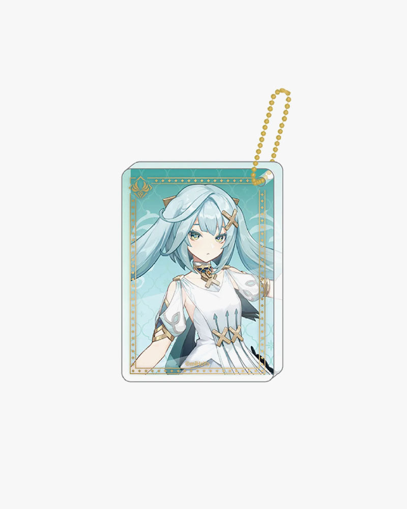 Genshin Impact© Official Thick Acrylic Keychain - Painting Series Vol.3 | Anime Game Merchandise for Backpacks, Keys & Collectibles