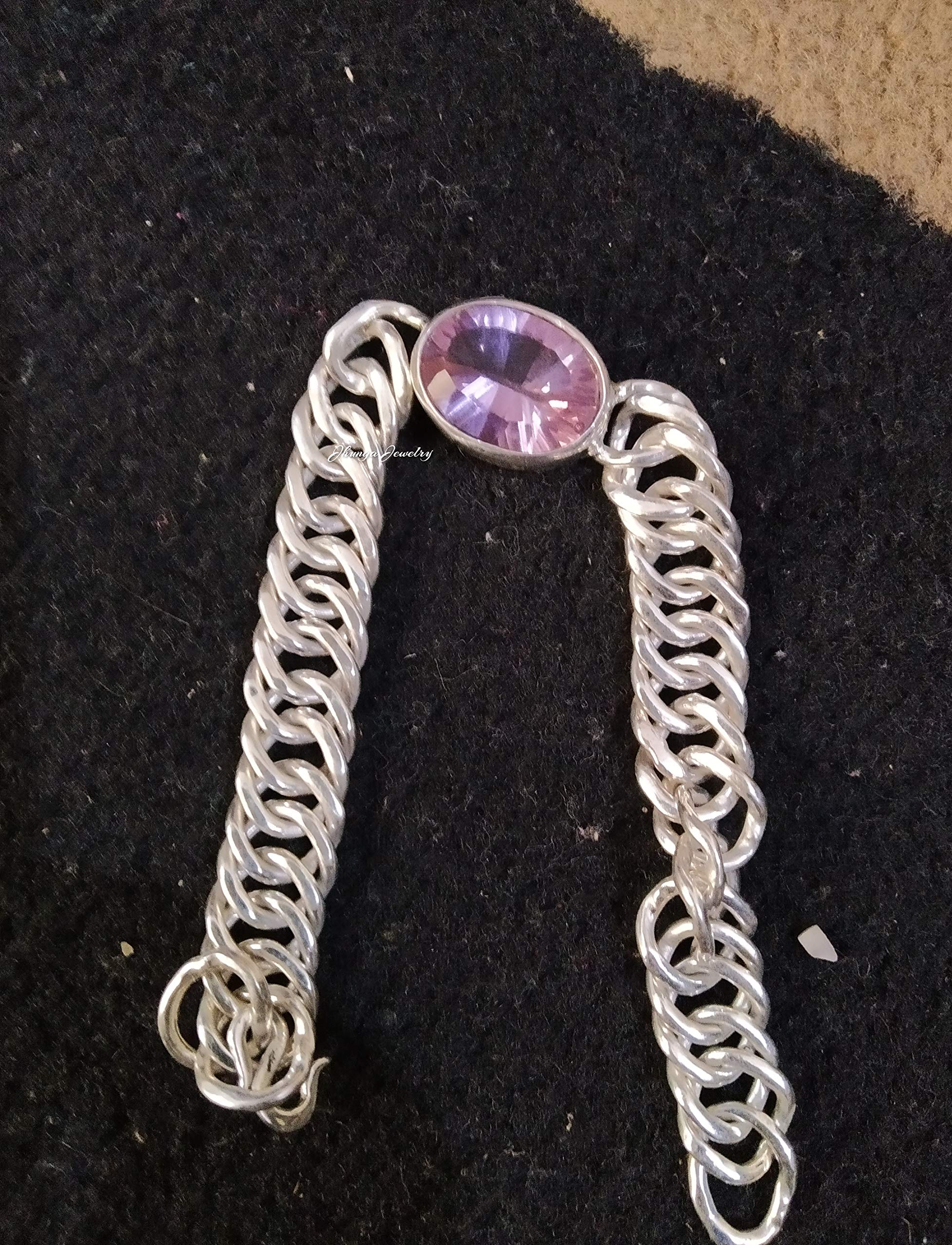 Color Changing Alexandrite Tennis Bracelet - 925 Sterling Silver Handmade Bolo Bracelet | Trendy Statement Jewelry for Women | Perfect Gift for Mom, Wife & Friends | Wedding, Anniversary & Special Occasion Jewelry
