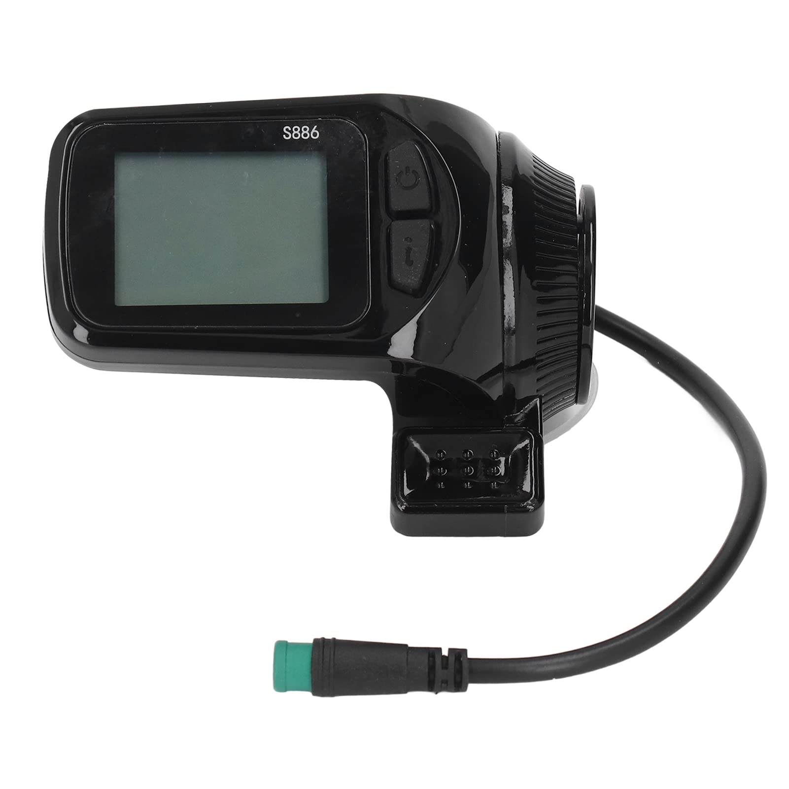 VGEBY Waterproof LCD Display Meter for Electric Bikes - Low Failure Rate, Simple Design E-Bike Accessory - Perfect for E-Scooter Replacement & Urban Commuting