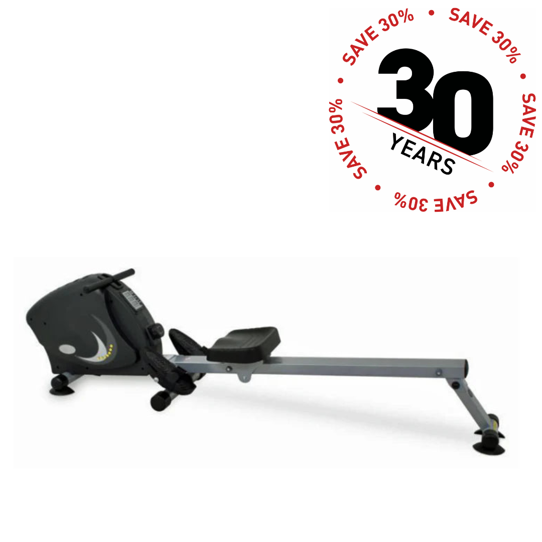 LifeSpan RW1000 Rowing Machine for Home Gym - Quiet Magnetic Resistance Rower with LCD Display - Perfect for Cardio Workouts & Full-Body Training