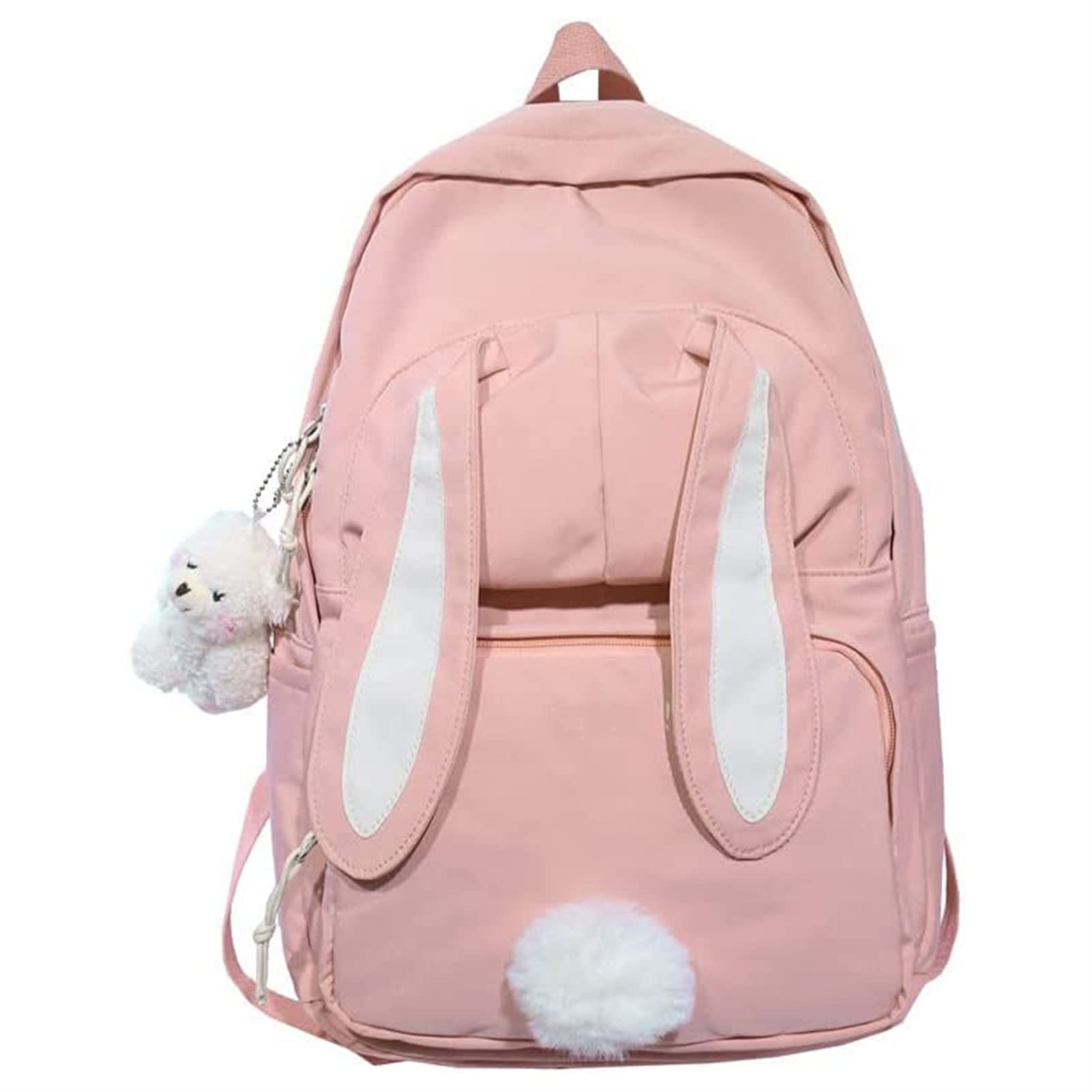 Cute Bunny Backpack for Girls - Pink School Backpack with Bunny Ears, Lightweight & Durable for School, Travel, and Daily Use