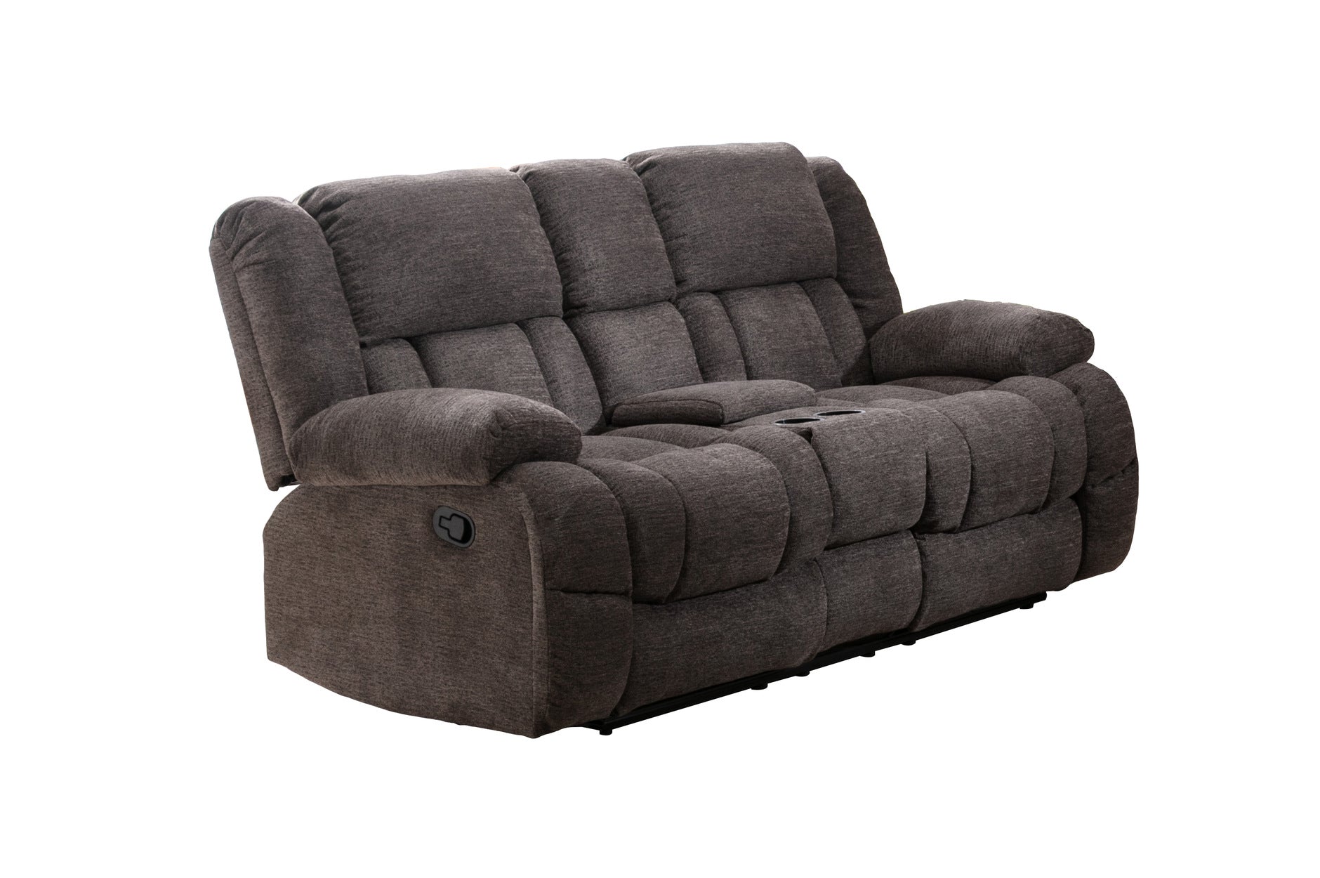 **Grey Presley Collection 3-Piece Reclining Sofa Set - Comfortable Living Room Furniture for Relaxation & Entertainment**