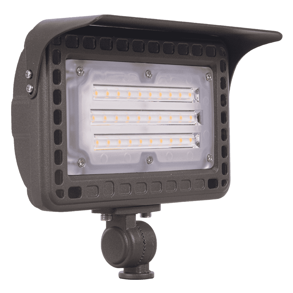 FLA40 4x/8x/12x 40W Aluminum Outdoor LED Low Voltage Landscape Flood Light - Perfect for Garden, Pathway, and Backyard Lighting