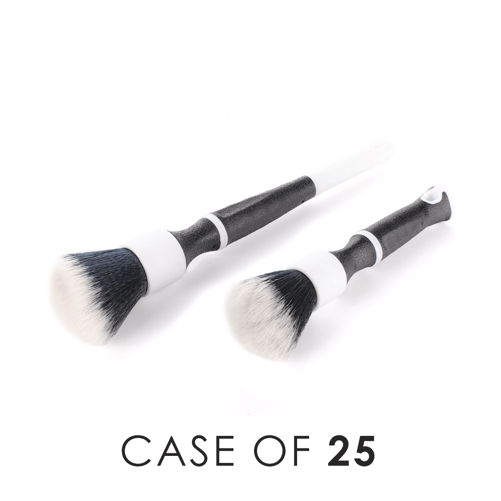 TriGrip Synthetic Detailing Brushes Set - Premium Car Detailing Kit for Interior & Exterior Cleaning - Perfect for Auto Enthusiasts & Professional Detailers