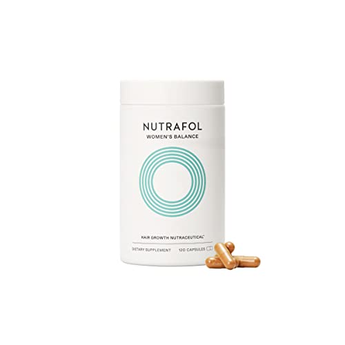 Nutrafol Women’s Balance Menopause Supplement for Hair Growth - Clinically Proven to Support Thicker Hair & Scalp Coverage During Menopause (1 Month Supply Bottle) | Hormone Balance & Hair Care for Women Over 40 | Perfect for Daily Wellness Routine & Self-Care