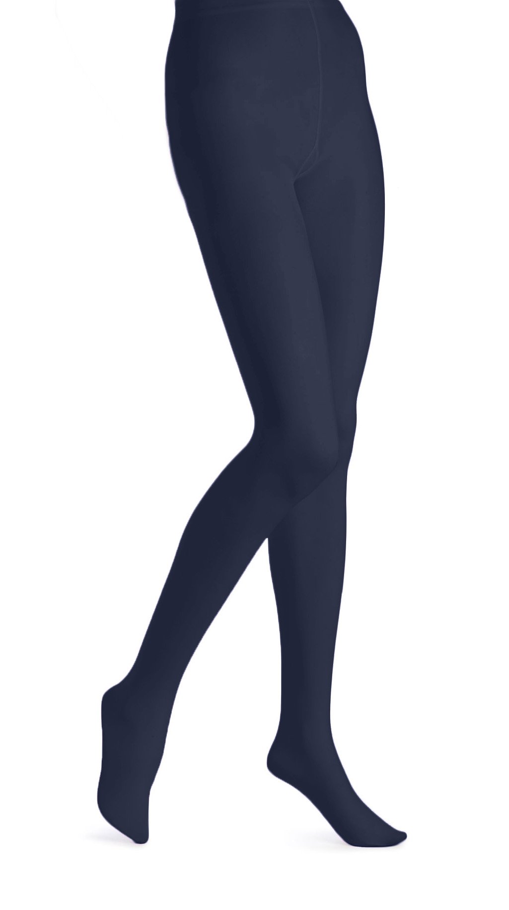 Butterfly EMEM Women's Plus Size Opaque Footed Tights - Comfortable & Stretchy Queen Size Pantyhose for Work, Travel & Everyday Wear
