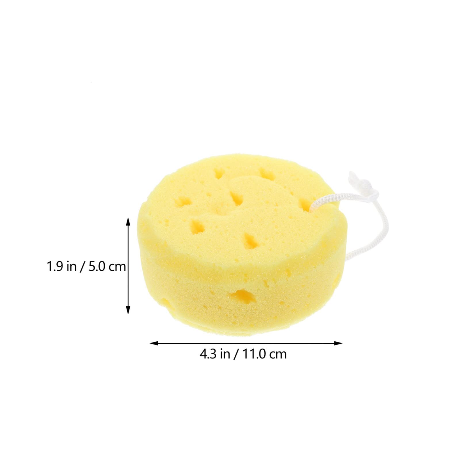 FOMIYES 4-Pack Bath Sponges, Exfoliating Loofah Body Scrubber & Shower Pouf for Men & Women - Soft Foam Body Wash Sponges for Deep Cleansing, Skin Exfoliation - Perfect for Shower, Bath & Kids' Gentle Care
