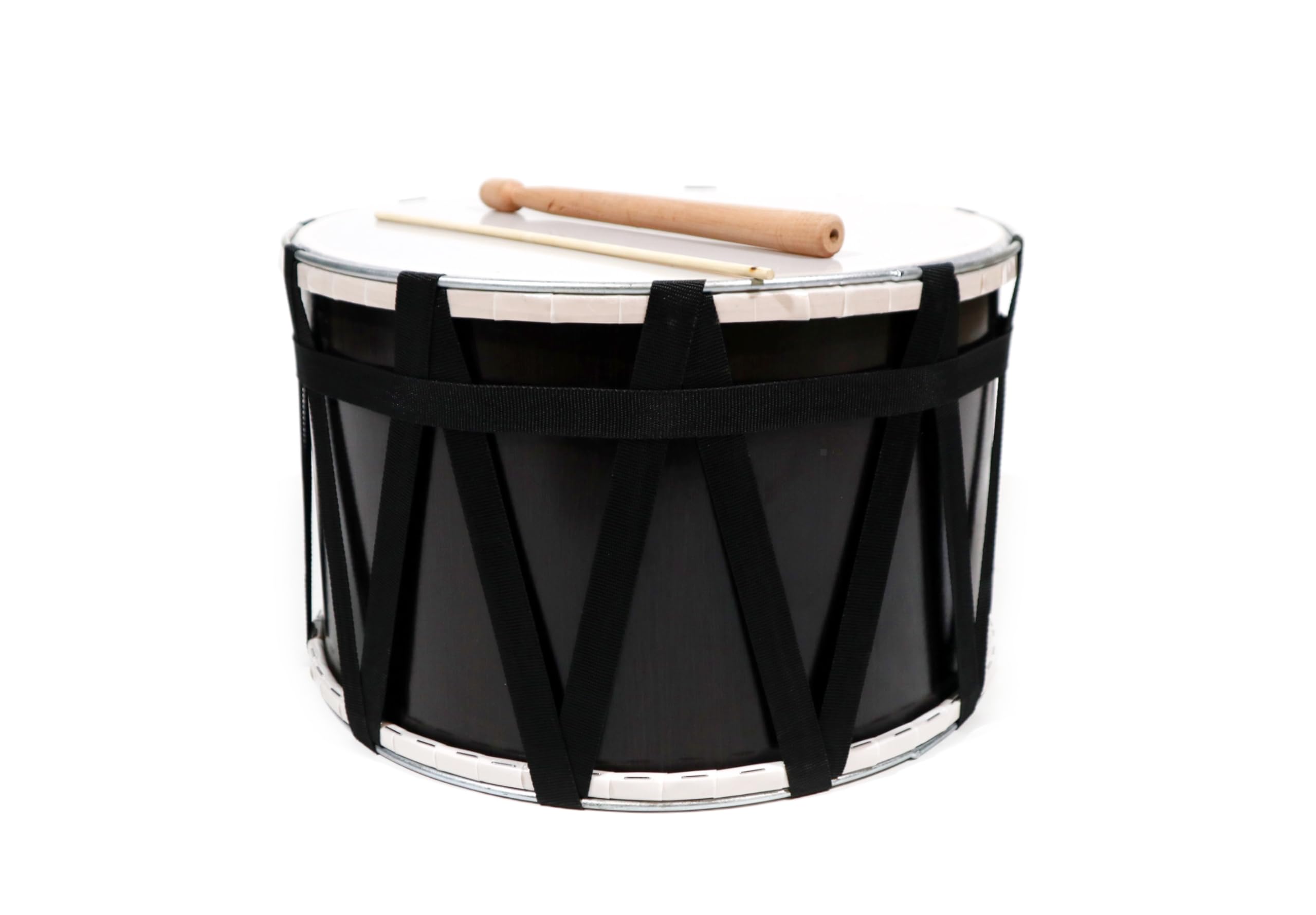 15.7 Inch/40cm Turkish Role Drum Davul - Handmade Traditional Tapan Rope Drum for Percussion & Music Performance | Perfect for Cultural Events, Music Classes & Home Decor