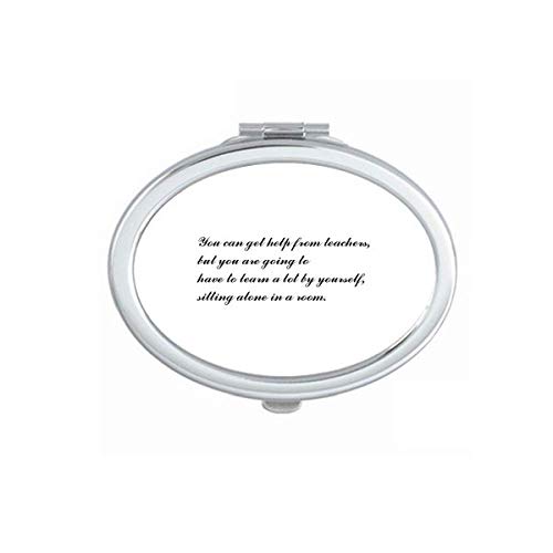 DIYthinker Portable Foldable Double-Sided Makeup Mirror - Study Yourself & Help Mirror for Travel, Home Vanity, and Professional Makeup Application