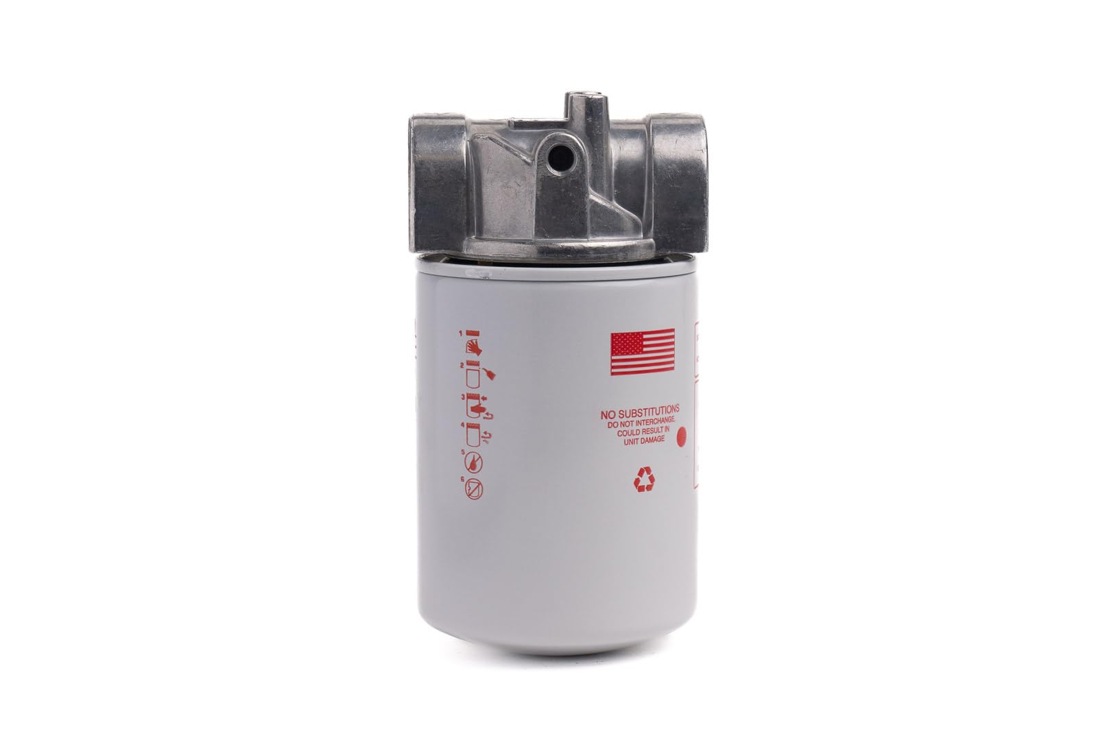 LENZ Industrial Spin-On Filter Assembly CP-750-10P – 10 Micron Hydraulic Oil Filter – 100 PSI Max Pressure, 20 GPM Flow Rate, 3/4
