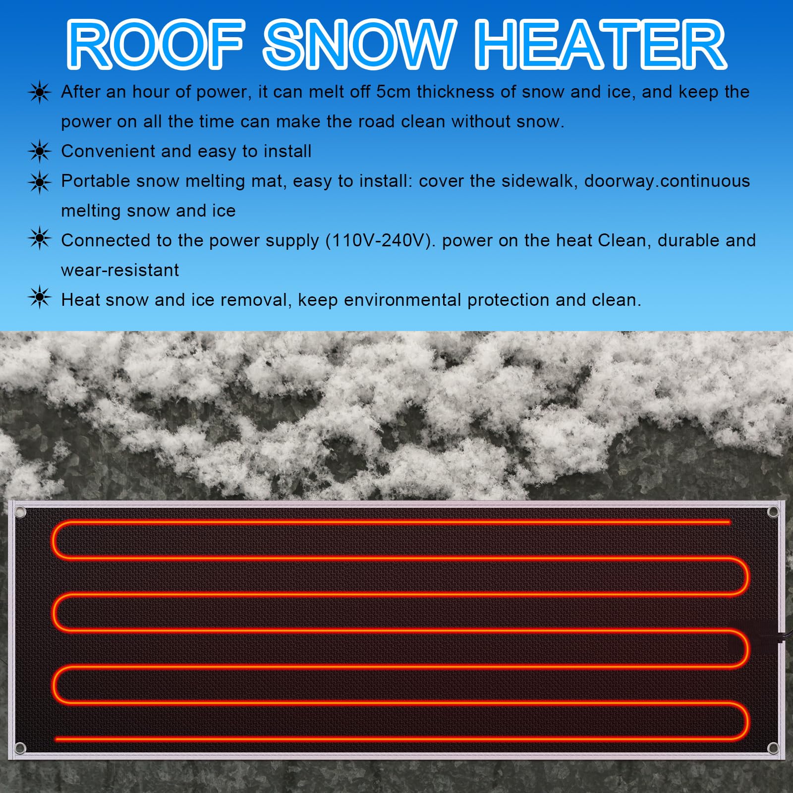 Heated Snow Melting Mats - 20