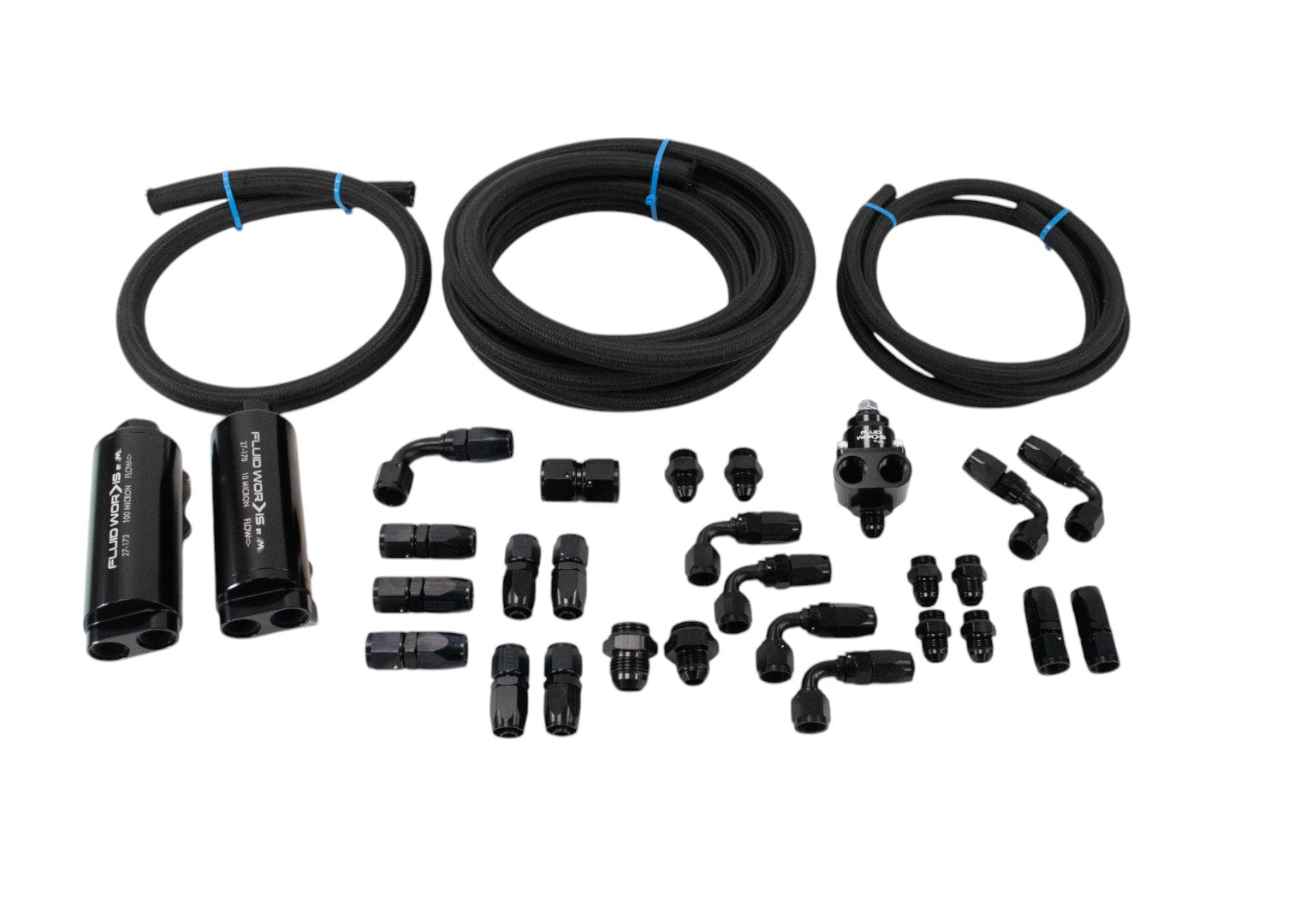 Extreme Swap Fuel System Plumbing Kit - Dual 8AN Feed for High-Performance Vehicles (Compatible with Up to 6GPM Pump) - Perfect for Racing, Off-Road & Engine Upgrades