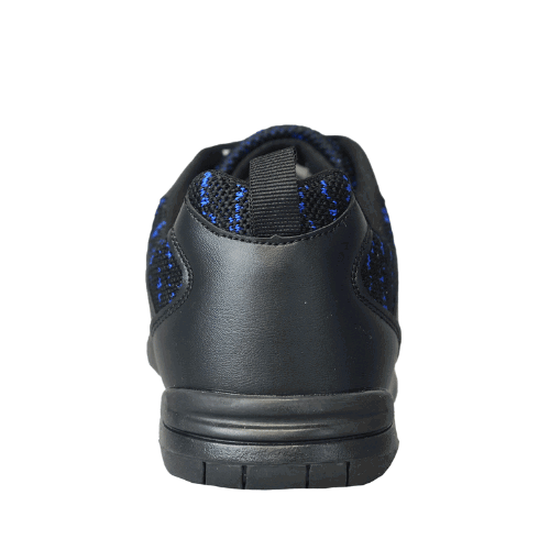 ELITE Men's Pinnacle Black/Royal Athletic Bowling Shoes - Lace-Up Comfort for League Play & Tournament Performance