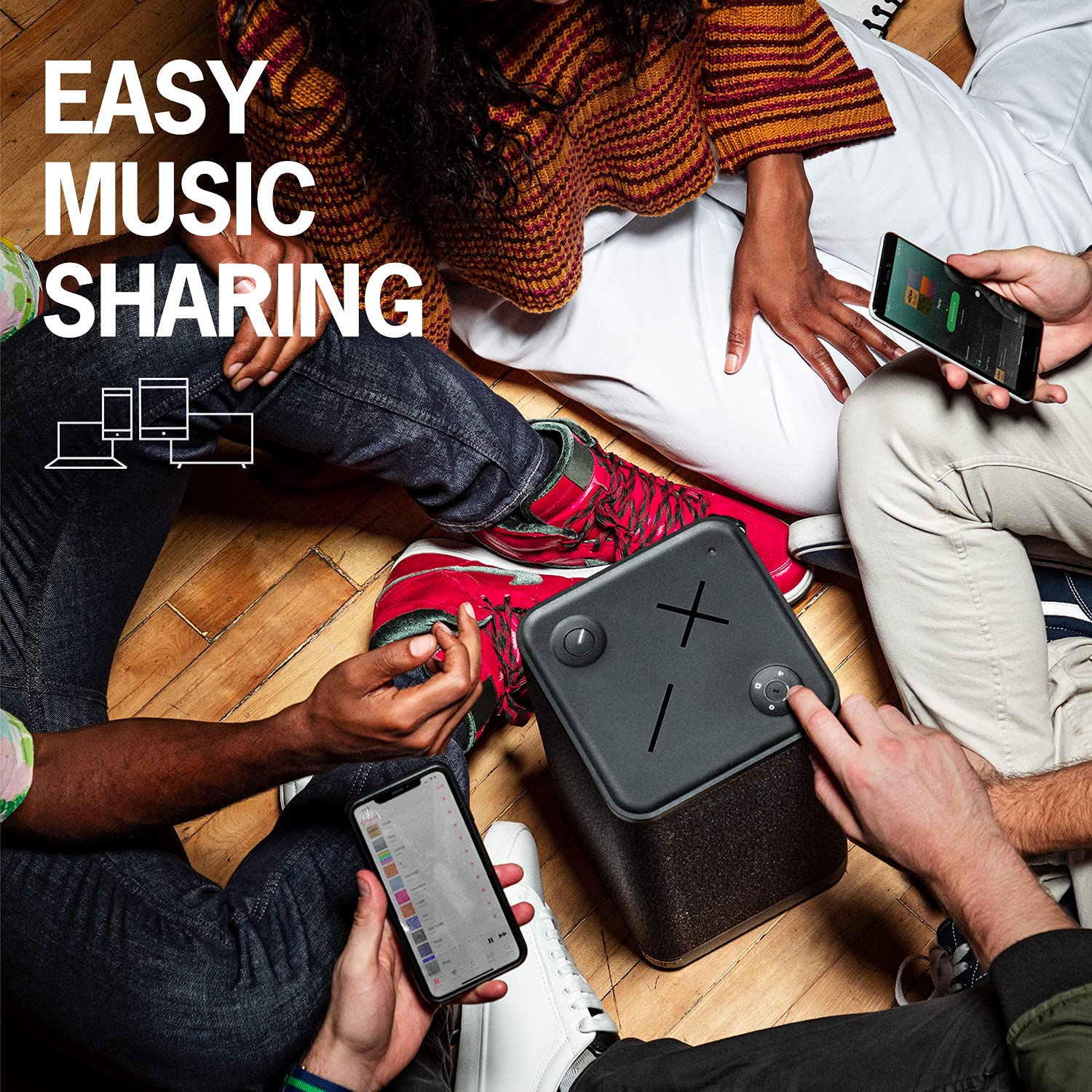 Ultimate Ears Hyperboom Portable & Home Wireless Bluetooth Speaker - High Power Loud Speaker with Big Bass, IPX4 Water Resistant, 150ft Range - Perfect for Outdoor Parties, Beach Trips & Home Entertainment (Black)