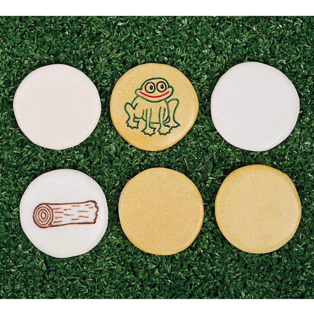 Rhyming Pebbles - 16 Piece Matching Game Set for Early Childhood Education & Phonics Learning | Fun Toddler Activity for Building Rhyming Skills at Home or School