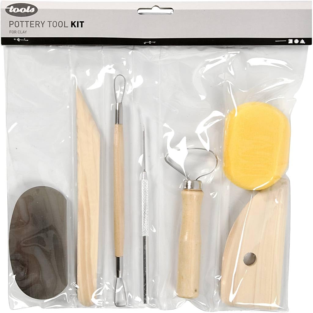 Professional Pottery Tool Kit - 8-Piece Ceramic Sculpting & Clay Modeling Set for Artists & Beginners - Perfect for Pottery Making, Sculpting, and DIY Craft Projects